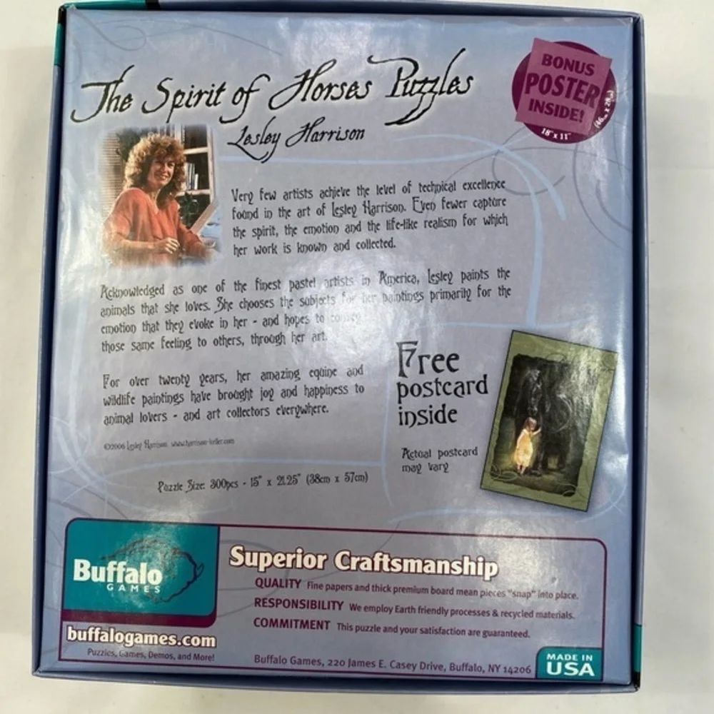 NWT, Puzzle‎ 300 pieces, the Spirit of Horses